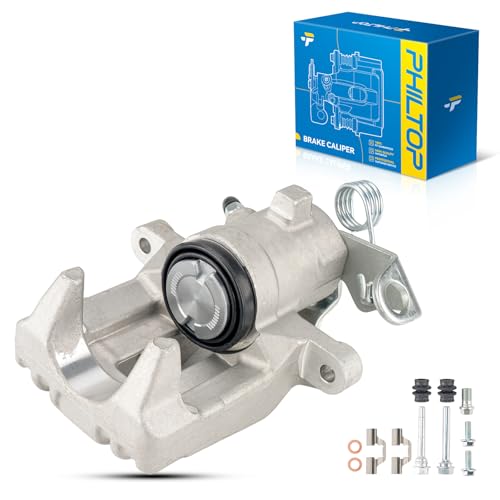 Image of PHILTOP Brake Caliper Rear Left Compatible with 1998-2000 Volkswagen Beetle, 2000-2000 Volkswagen Jetta, 1999-2002 Volkswagen Cabrio, 1999-1999 Volkswagen Golf, 2000-2000 Audi TT, 19-2570