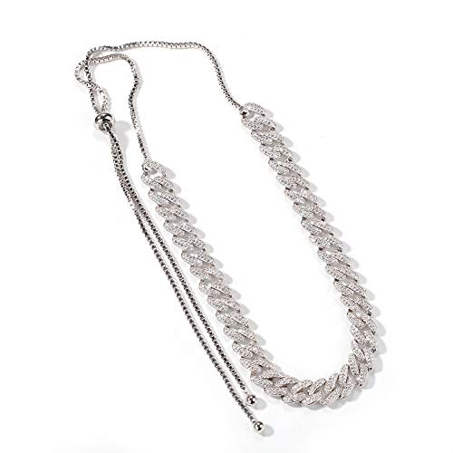 Joyas de lujo hip hop con micro pavimento de 9mm y acabado cubano exclusivo para hombre