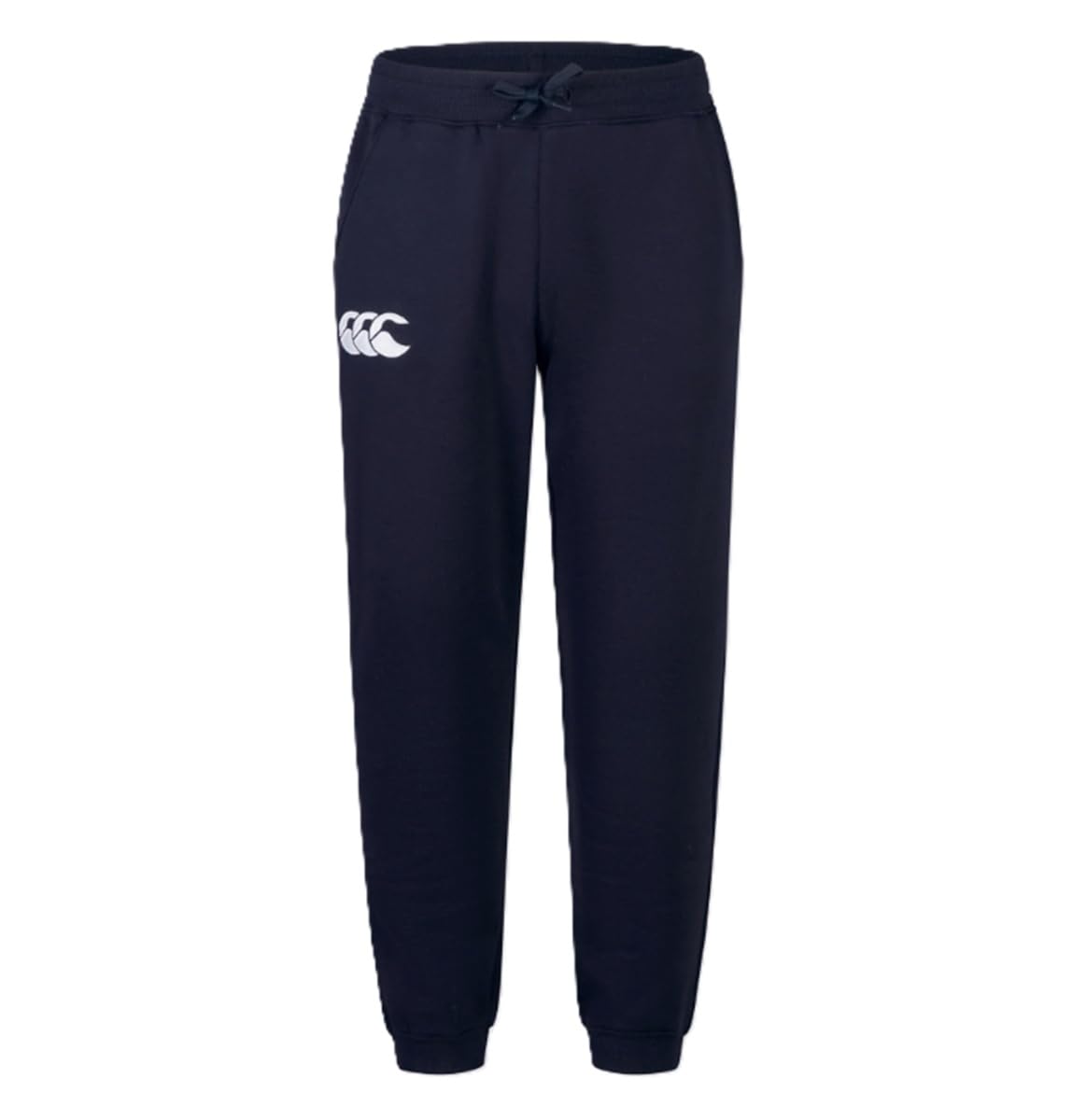 Canterbury Men's CCC Leisure Sweatpants | Jogging Bottoms | Cuffed Hem | Embroidered Logo Fleece Joggers, Navy, XS