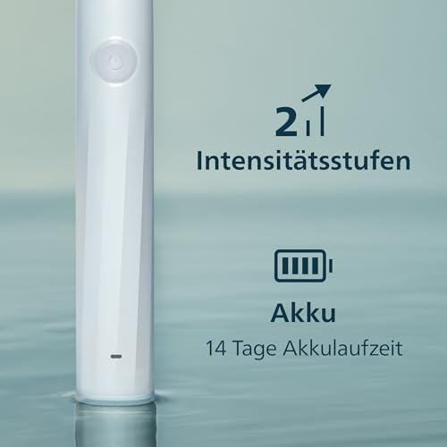 Philips Sonicare Series 2100 Elektrische Zahnbürste – Schallzahnbürste mit zwei Intensitätsstufen, EasyStart-Funktion, SmarTimer, 14 Tage Akkulaufzeit, Weiß, Modell HX4021/01, [Neu] 4