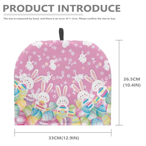 Image of Easter Bunny Print Tea Pot Cover Teas Cosy Insulated Tea Cozies Home Kitchen Decoration Teapot Dust Cover Warming Tea Kettle Quilt Creative Gifts for Banquet