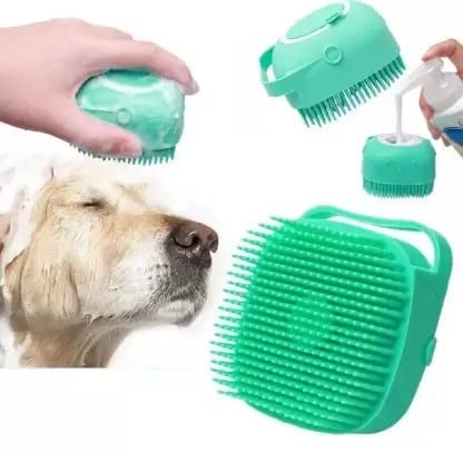VALKYRIE Dog Bath Brush Body Scrubber Shampoo Dispenser Tick Remover for Shower Bathing and Shedding Soft Silicone Bristles Brushes Groomers for Pet Puppy Dogs Cat Rabbit Horse (Multicolor 1 pcs) (B0BVG36YMJ) Amazon Price History, Amazon Price Tracker