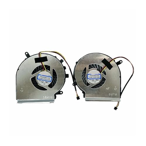 Ventilateur CPU pour MSI GE72 GE62 GL62 - Paire de ventilateurs 3 broches de refroidissement