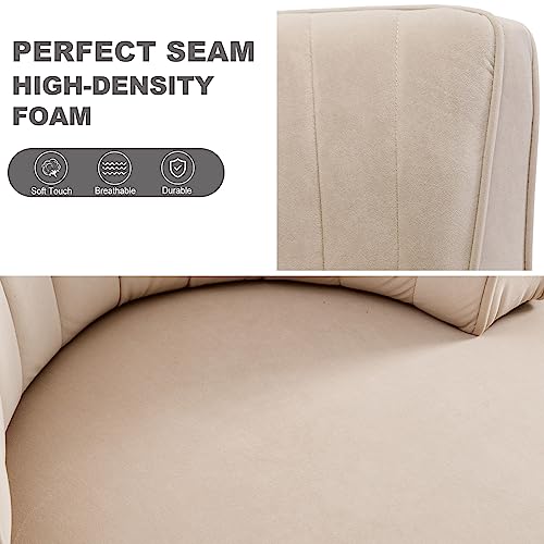 Sillón Barrel Plegable Beige miniatura 5