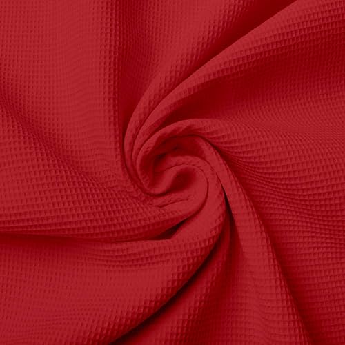 Image of Super Soft & Breathable 100% Microfiber Waffle Blanket - Throw Blanket and Quilt for Bed & Sofa Full Size - Candy Red