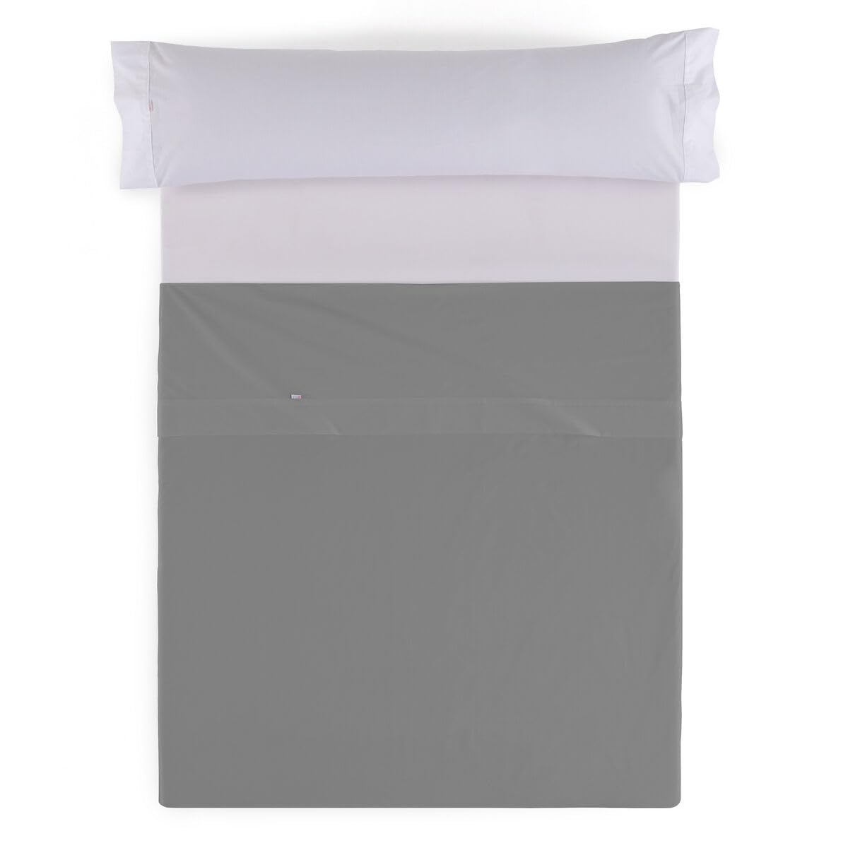 Drap plat titane 280 x 270 cm fini les draps trop courts