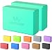 Wacces 2 Pack Exercise Fitness Yoga Block Set Eco Friendly Foam ( 9" x 6" x 3" ) - Turquoise