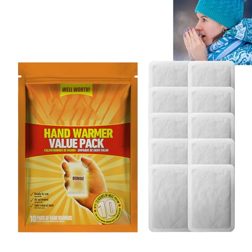 Scaldamani Grandi A Clic, Confezione Termica Riutilizzabile, Scaldamani Con Tasca A Riscaldamento Istantaneo, Sacchetto Scaldamani In Gel A Lunga - Foto 2