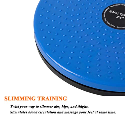 Twisting Waist Disc Body Shaping Twist Boards Non-Slip Slimming Fitness Twister Balance Rotating Training Board for Aerobic Exercise Fitness Sports