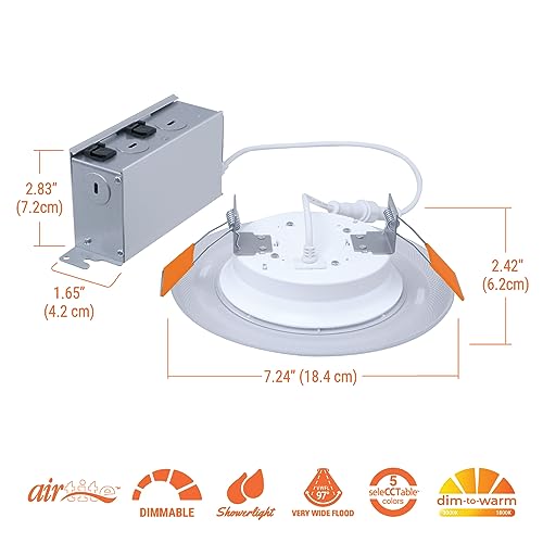 HALO RL LED Recessed Lighting 6 inch Canless with Night Light 5CCT 1000lm - image 2