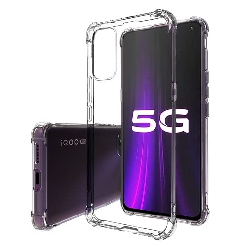 mobitronix Exlusive Silicon Shockproof Slim Back Cover Case for Iqoo 3 (Bumper Case, Transparent) (B09K5TQ3ZN) Amazon Price History, Amazon Price Tracker