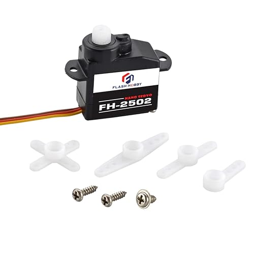 Miniatura 2 de 2PCS FH-2502 Nano Servo 0.07 oz Engranaje de dirección con JST 1.25 1.0 JR Interfaz para RC Micro Avión Interior Avión Motor Recambios (JR)