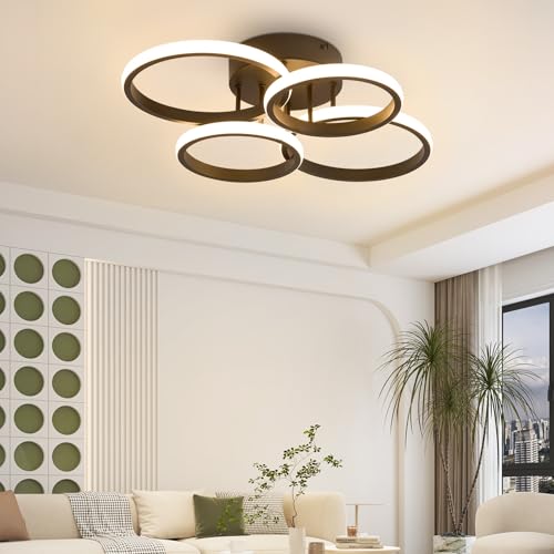 Plafonnier LED dimmable pour stopper la fatigue oculaire avec télécommande - 4