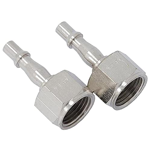 Dapetz ® Air Line Hose Fitting Connector Bayonet Female Thread 1/2" BSP Bayonet Coupler for PCL Vertex, Silver, 0.5 inches - Image 2