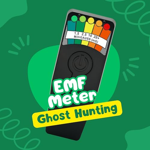 Kit 3 unidades medidor EMF para caza fantasmas miniatura 6