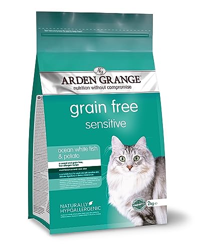 Arden Grange Adult Dry Cat Food Sensitive, Fish, 2 Kg