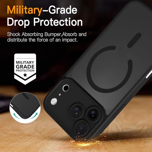 tharlet Magnetic for iPhone 17 Pro Case Black Silicone Clear Matte by tharlet - Used condition - Image 4