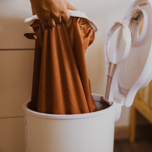 Nora's Nursery Pail Liner For Cloth Diapers - Reusable And Washable - Fits All Standard Diaper Pails - Waterproof Pail Liner With Strap For Diaper Pails, Laundry & Kitchen Garbage Cans (Dessert - 2Pk) #TOP3