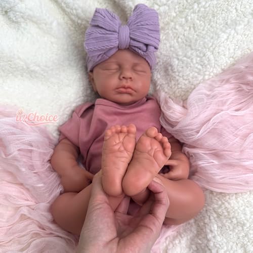 Muñeca Reborn de Silicona Realista 20 pulgadas miniatura 6