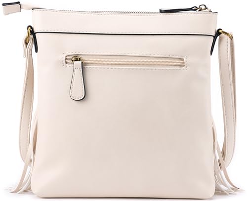 Image of B BRENTANO Vegan Fringed Crossbody Bag with Studs
