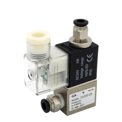 Électrovanne d'air normalement ouverte 2V025-08 évite les blocages de pression vanne 1/4 220V - 8
