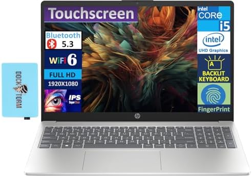 HP 15t-fd000 Business Laptop 15.6" IPS Touch FHD Display (Intel i...