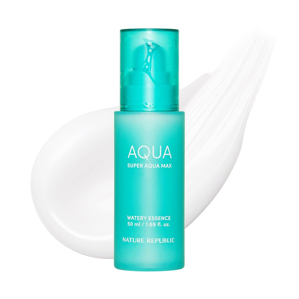Nature Republic Super Aqua Max Hydrating Essence, 1.69 Fl Oz (50 mL)