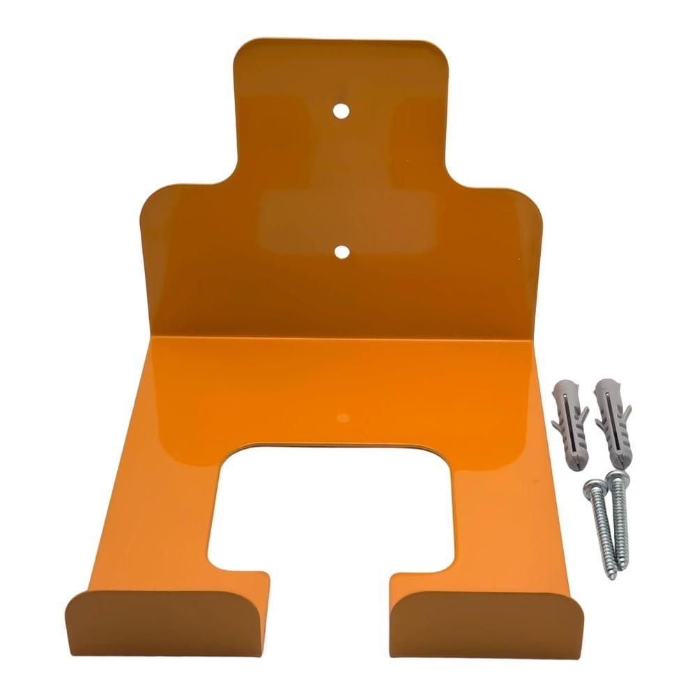 Accessories Trimmer Rack Garden Power Tool Hanger Weed Whackers Holder Wall Mounted for Grass Trimmer, Hedge Trimmer, Garden Tools(Orange)