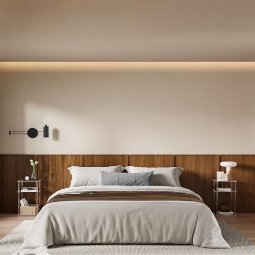 Hmyhum 00723 Small Acrylic Side Tables For Small Spaces, 14 Inch L X 11.5 Inch W X 23.2 Inch H, Small Nightstand/Bedside Table Set Of 2 thumb #4