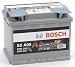 Bosch Automotive 0092S5A050 Batterie AGM 12 V 60 mAh 680 A B13
