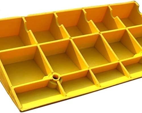 uniwersalne rampy krawężnikowe, Rampy motocyklowe, 3 kolory, 3 rozmiary, 11-17 cm, wózki inwalidzkie w garażu szkolnym(Green,50 * 40 * 17CM)
