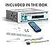 BOSS Audio Systems MR762BRGB Marine Boat Stereo – Single Din, Bluetooth, CD DVD Player, AM FM Radio Receiver, Weatherproof, Multicolor Illumination