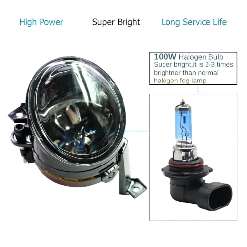 Phare antibrouillard halogène 9006 55W d'assemblage compatible Passat CC 2012-2016 - 6
