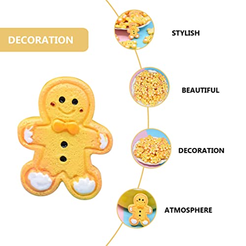 TOYANDONA 40pcs Christmas Mini Gingerbread Man Cutouts - Image 2