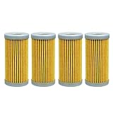 4PCS Fuel Filter Element 360720020 360720130 F-8801 P552378 FF5599 PF7545 Compatible With SHIBAURA