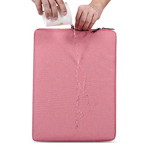14-15 Inch Waterproof Laptop Sleeve Case Compatible with Acer Chromebook 14,HP Chromebook 14/Stream 14,Lenovo Chromebook S330 14", LG gram 14, Acer ASUS Toshiba HP 14 inch Chromebook Notebook Bag,Pink