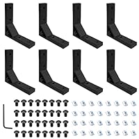 Aluwinkel 20x20 Aluprofil Eckwinkel Verbinder 8pcs mit M5 Muttern und M5 Schraube für Alu Profil 20x20