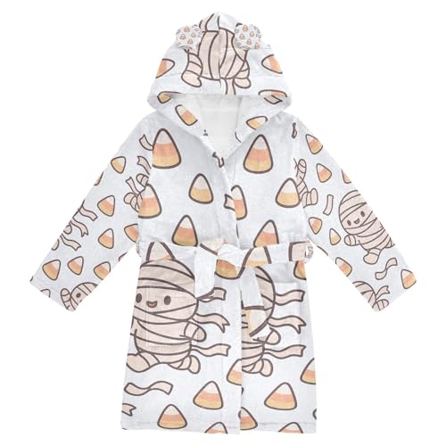 GuoChe Bathrobe For Children Halloween Mummy Wrap Race Hooded Robes