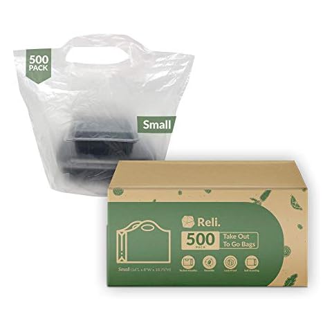 Reli. To Go Bags / Take Out Bags (500 Count Bulk) Cover