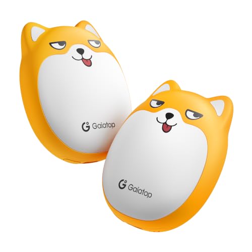 Gaiatop Rechargeable Hand Warmers 2 Pack, Cute Dog Magnetic Split Design - image 1