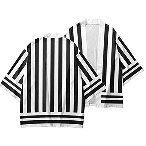 Kimono Costume for Demon Slayer Kimetsu no Yaiba Cosplay (XXL, Iguro Obanai)