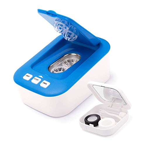 Contact Lens Cleaner, Portable Ultrasonic Contact Lens Cleaner Kit Daily Care Faster Cleaning