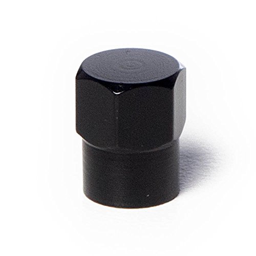 Circuit Performance Vc3 Series Black Aluminum Valve Stem Caps (Set Of 4) #TOP1