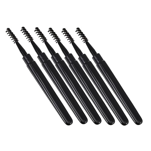 Ipetboom 6Pcs Eyelash and Eyebrow Brush Portable Mascara Applicator Spoolie Comb for Eye Makeup Lightweight and Easy to Use for Travel and Storage