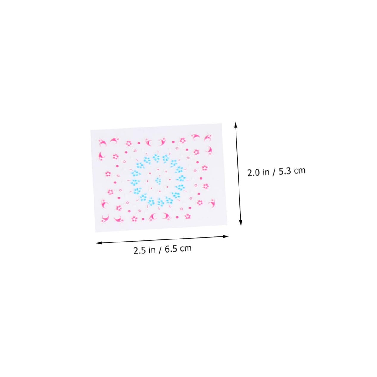 3 Set Stickers Per Unghie Adesivi Per Nail Art Colorati Decorazioni Manicure Creative Per Donne E Ragazze Per Occasione 50 Pezzi*3