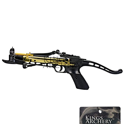 image for KingsArchery Crossbow Self-Cocking 80 LBS with Adjustable Sights, 3 Al