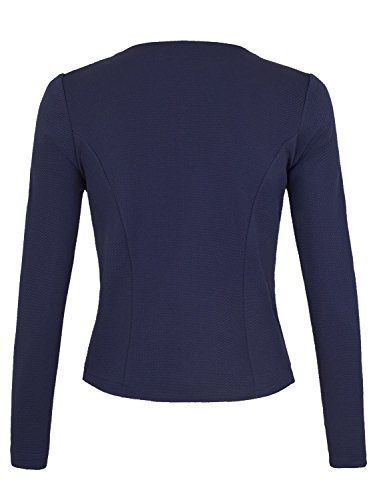 DANAEST Damen Blazer mit Taschen (382), Farbe:D-blau,40 / L