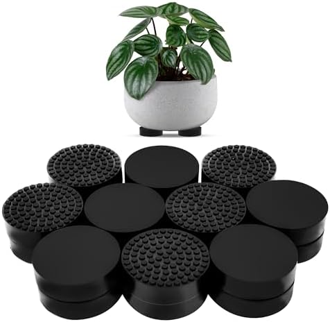 Cork Risers The Garden Gecko Invisible Pot feet for outdoor plant pots and flowers ...