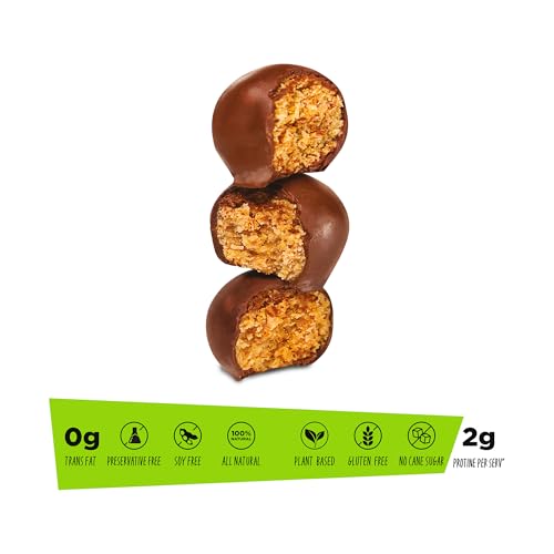 Freakin Healthy Choco Coconut Energy Balls 60g – Dark Chocolate Covered, Individually Wrapped, Plant Based Snack.