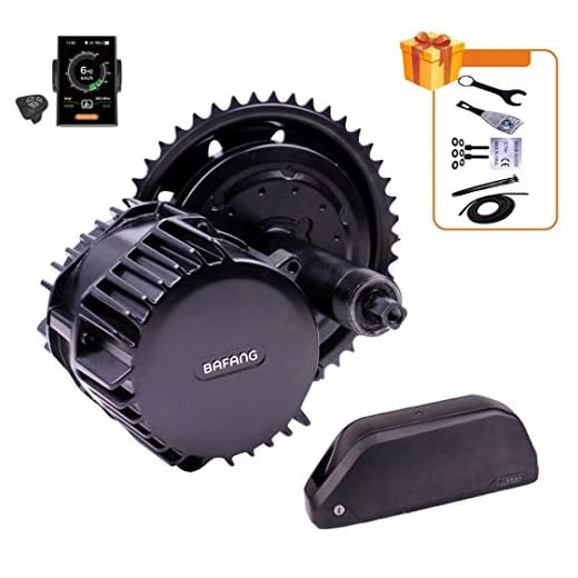 BAFANG Electric Bike 1000W BBSHD BBS03 Mid Drive Motor Kit Electric Bicycle Conversion Kit with Optional 48v 52v Lithium Battery Central Engine with DPC18 Display DIY Ebike
